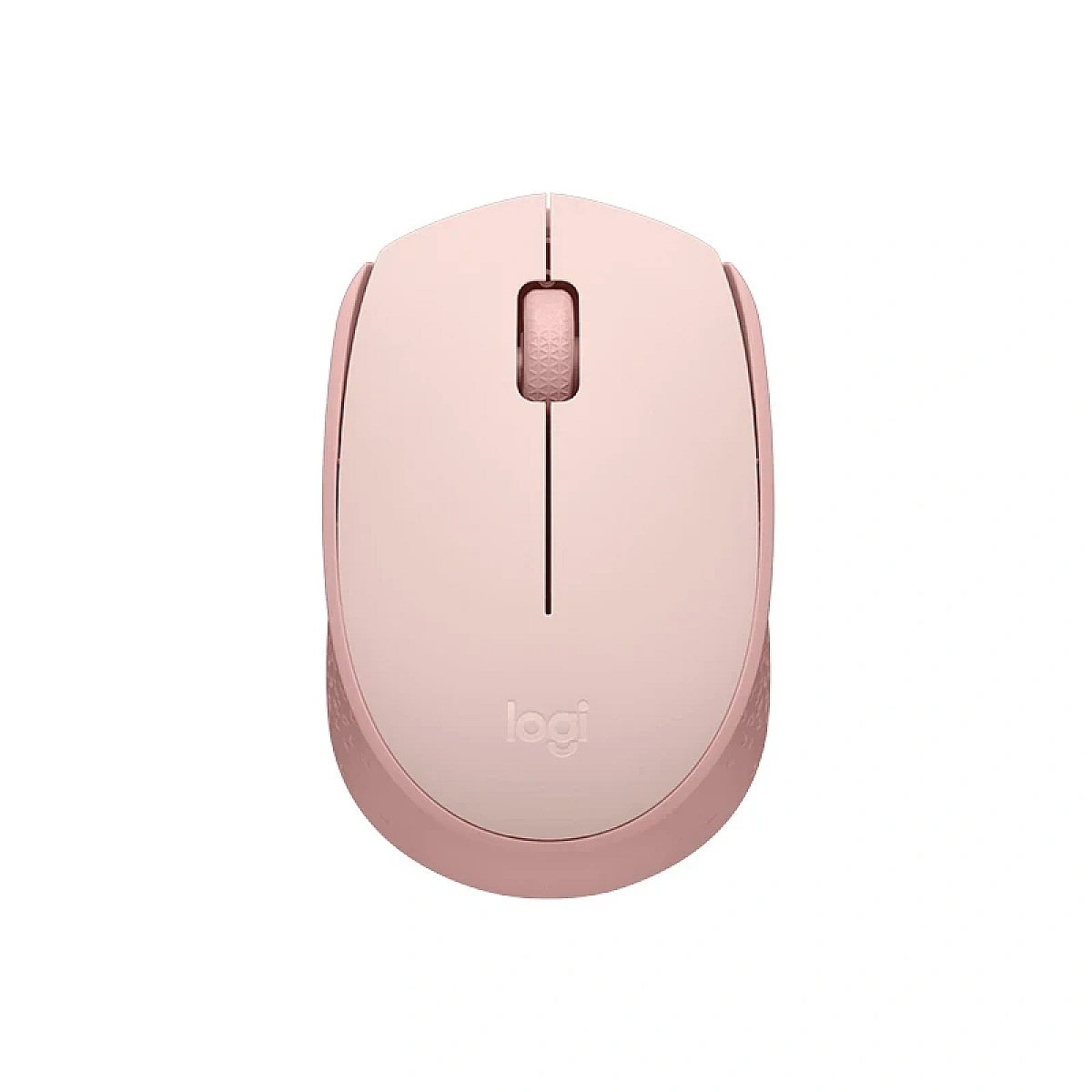Mouse óptico inalámbrico Logitech M170, ambidiestro, receptor USB, 2.4 GHz, Rosa.