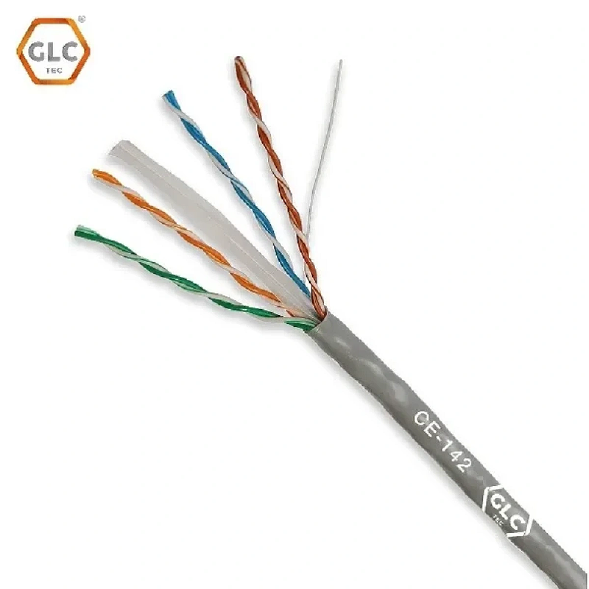 Glc-ce-1427 - cable utp cat6 100% cobre interior gris lszh x mts glc max 24awg 0,5mm