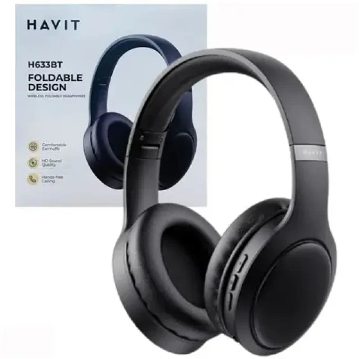 H633BT-BLACK - AUDIFONOS INALAMBRICOS NEGRO