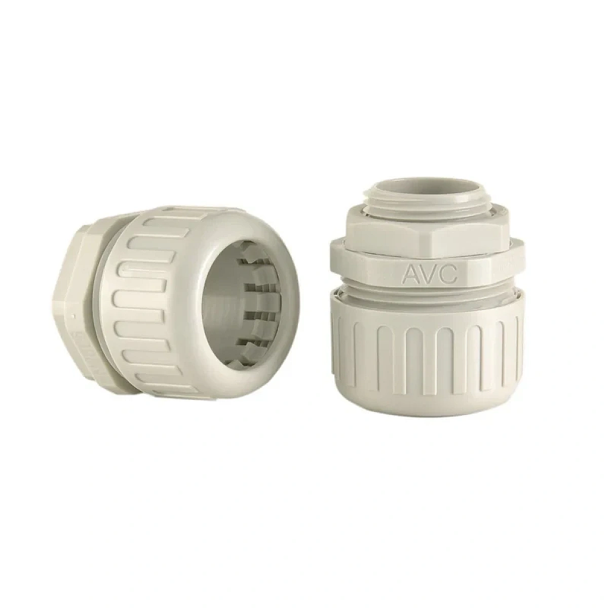 Conector para Tubería Corrugado PVC 3/4" 2u