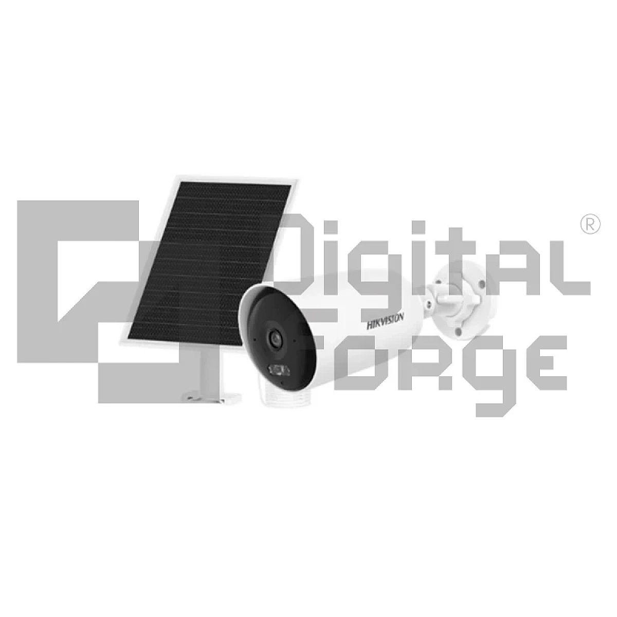 CAMARA FIJA 4G DE 4MP IR30M C/PANEL SOLAR 8W Y BATERIA 9000mAh - HK-DS-2CFS04/4G
