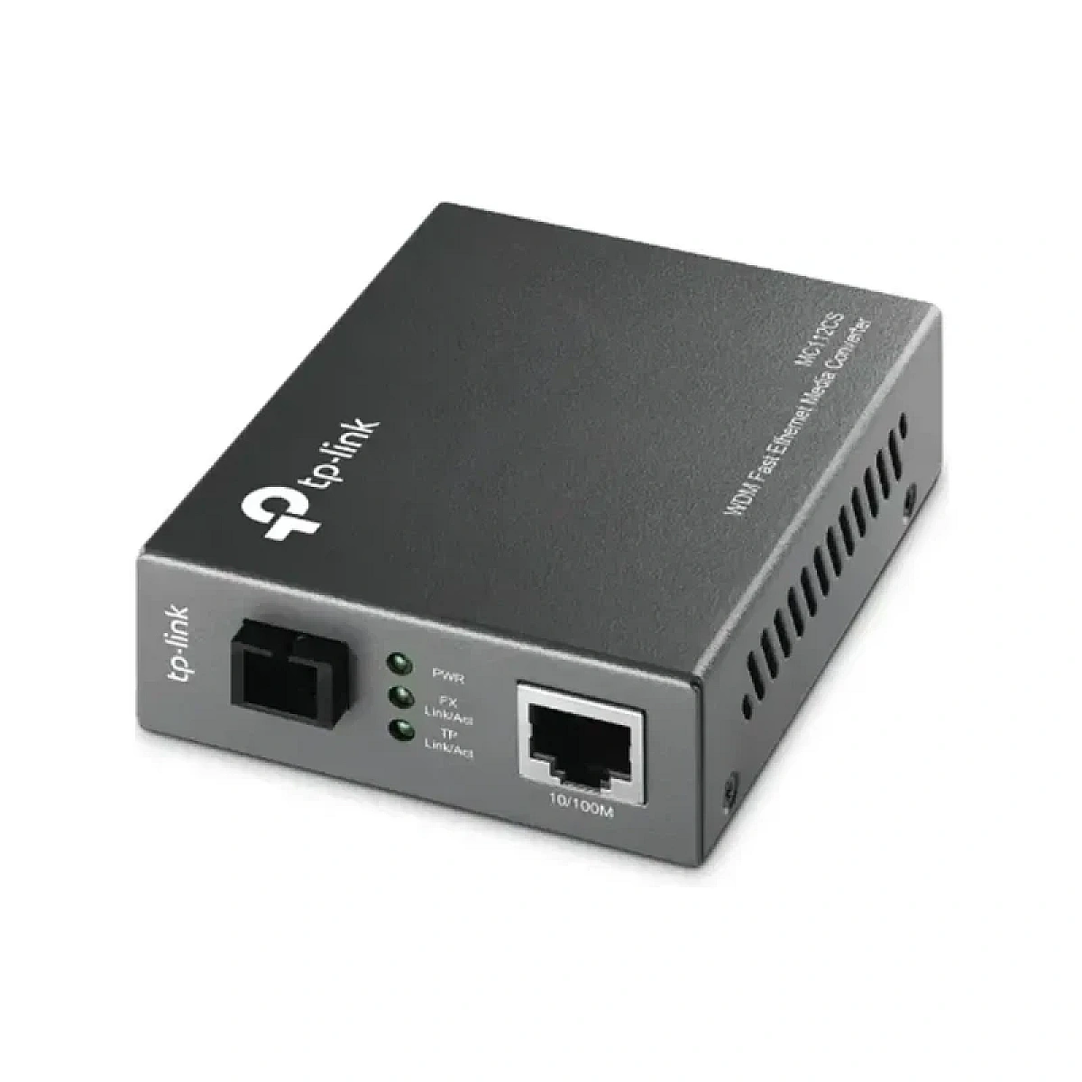 MC111CS TP-Link Omada Media converter WDM monomodo, alcance hasta 20 km, 1x SC 100M, 1x RJ45 100M Auto MDI/MDIX, IEEE 802.3u 10/100Base-TX/FX, láser LX 1550/1310 nm, Half/Full Duplex, LFP y FEF, LED P