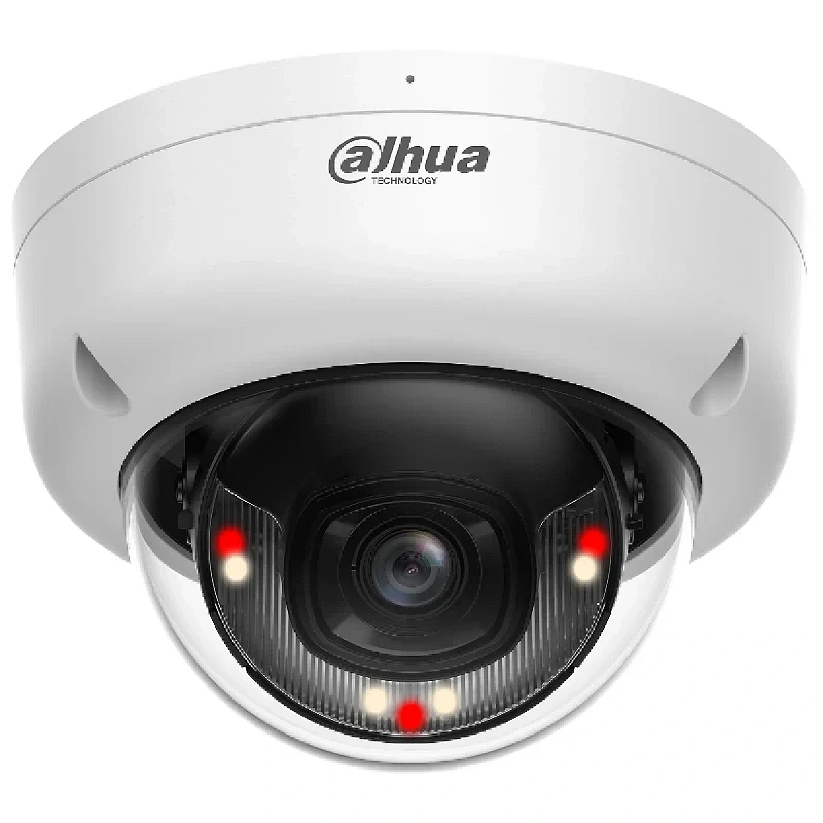 DH-IPC-HDBW1439E1-A-IL CAMARA IP DOMO 4MP SMART DUAL LIGHT, MIC, IK08, IP67, POE