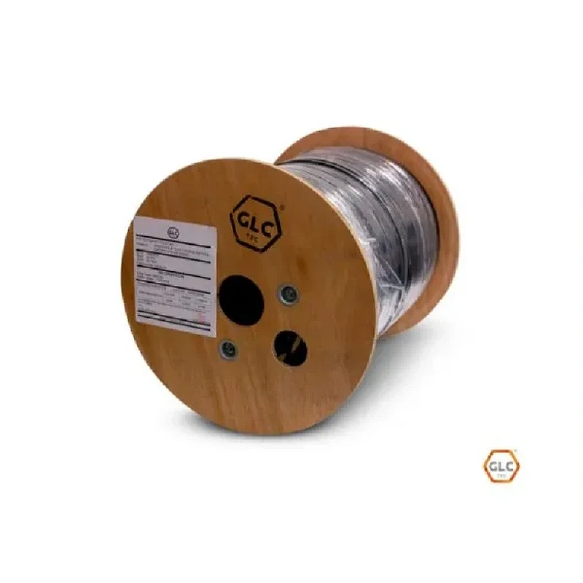GLC-DROP-1-FLAT-AC - CABLE DE FIBRA OPTICA DROP MONOMODO 1 FIBRA. FIG.8 C/PORTANTE DE ACERO X1000MTS