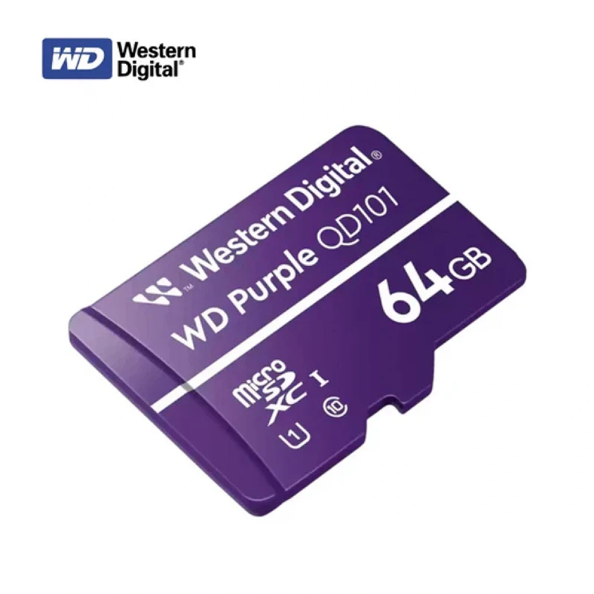 WESTERN DIGITAL WDD064G1P0C - MEMORIA MICROSD 64GB PURPLE - VIDEOVIGILANCIA 24/7