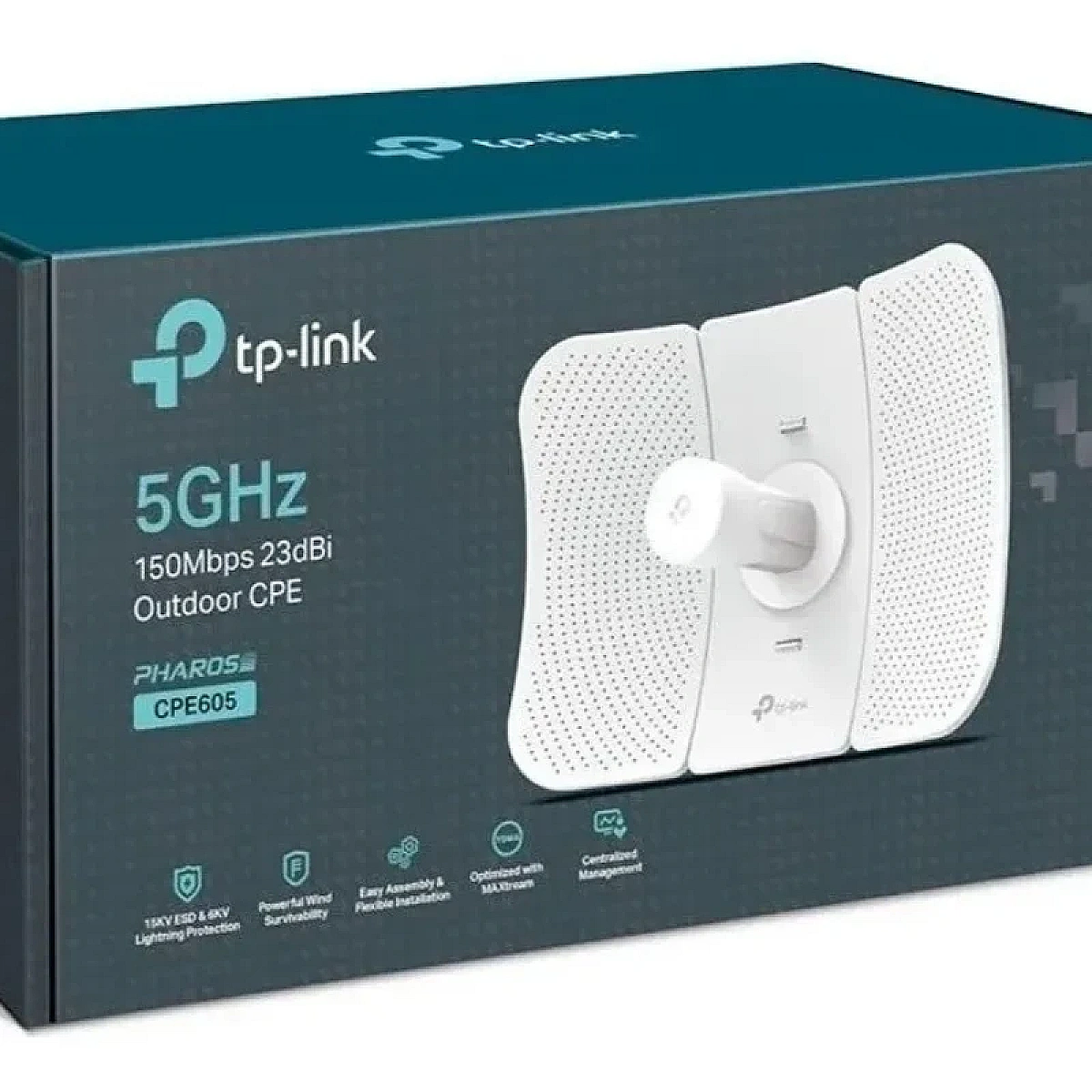 ACCESS POINT CPE605 5GHZ 150MBPS C/ANTENA 23DBI EXTERIOR